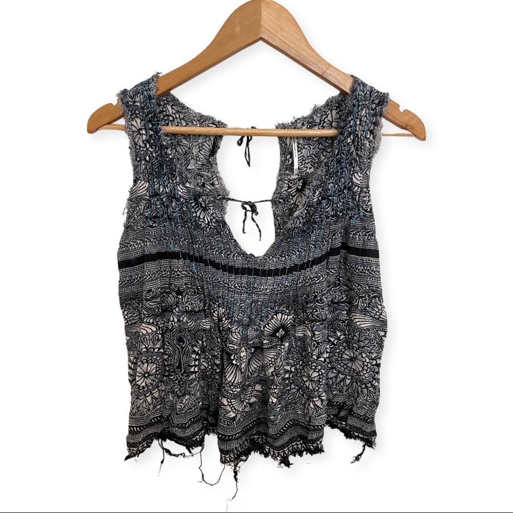 Vintage free people top 🖤💙